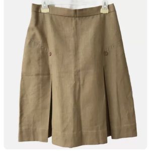 Braspérola linen midi skirt size 29